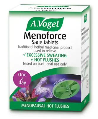 A.Vogel Menoforce Sage 30 Tablets (4455) BB DATE 05/2024 • £13.95