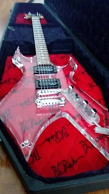 B.C. Rich Warlock Acrylic Series With Coffin Case • £850