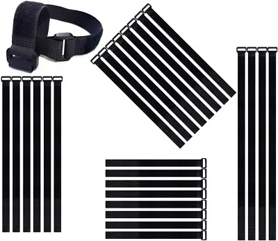 Hook And Loop Nylon Strap Strapping Cable Ties With Buckle Band Luggage 30 Strap • £5.99