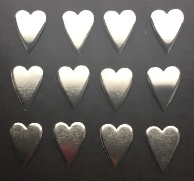 10th Wedding Anniversary Scatter Decorations/tin Hearts/embellishments/confetti • £2.69