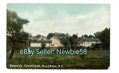 Millerton NY - BORDENS CONDENSERY CREAMERY - Postcard Dutchess County • $12.75