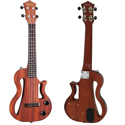 MAHALO EUK-200 Electric Ukulele Solid Body Concert Size W/Headphone Jack Preamp • $249.99