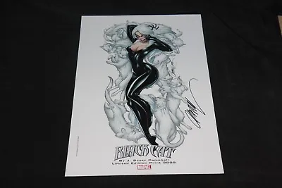 Black Cat  Signed  Print By J. Scott Campbell   • $89.97
