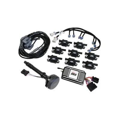 MSD Ignition Coil Conversion Kit 601513; DIS 8 Pack Black Blaster LS For SBC/BBC • $1540.64