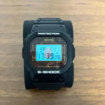 Casio G-Shock Dw-5600 A Bathing Ape Collaboration No Box Used From Japan • $181