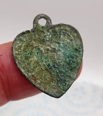Post Medieval Heart Pendant Metal Detecting Finds (271) • $13.90
