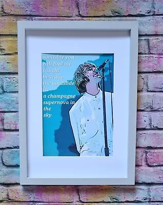 Liam Gallagher Oasis Knebworth 1996 Pop Art Tribute Champagne Supernova Lyrics  • £3.99