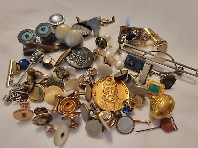 Men's Antique Vintage Jewelry Mixed Lot Victorian Edwardian Early 20th MCM GF GP • $10