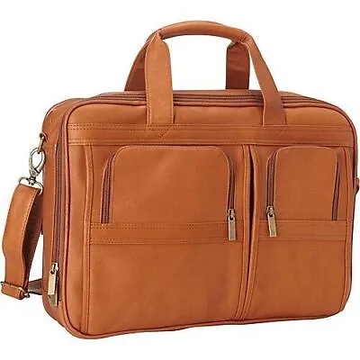 Le Donne Leather Executive Laptop Briefcase 2 Colors Colombian Leather Bag NEW • $244