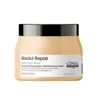 Loreal Professional Serie Expert Absolut Repair Gold Quinda Mask 500ml • £28.50