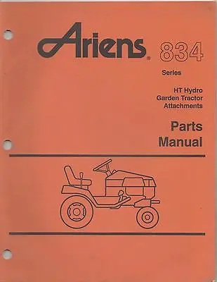 1993 Ariens Ht Hydro Garden Tractor Attachments P/n Pm-34a-93 Parts Manual (110) • £34.98