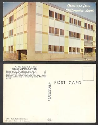 Old Wisconsin Postcard - Milwaukee School Of Engineering Hall Of Science  • $3.50