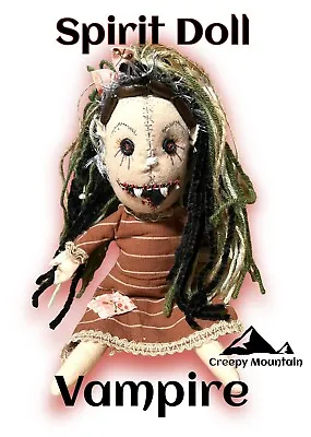 Vampire Spirit Doll VooDoo OOAK Creepy Mountain Monster Dolls Poppet Zombie • $17.50