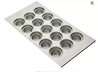 Focus FoodService Commercial Bakeware Large Crown Muffin Pan 15-Cup • $60