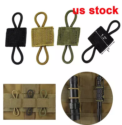 Tactical Molle System Backpack Accessories Attachment PTT Antenna Binding Buckle • $10.69