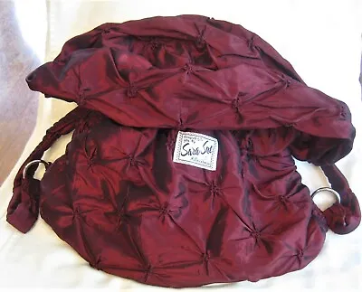 Miller & Rhoads SARAH SUE Custom-made BACKPACK Nylon Ext. & Retro BarkCloth Int. • $13.50