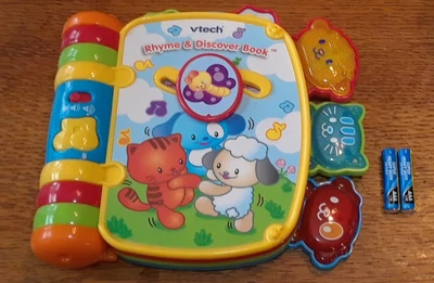$11.95 • Buy VTech Rhyme And Discover Book - Electronic Book, Fun & Educational, W/Batteries