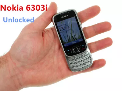 $38.60 • Buy Original Nokia 6303i Classic SILVER Camera Stylish Phone Full Set 1Year Warranty