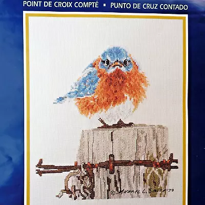 Bucilla Mad Blue Bird Counted Cross Stitch Kit Michael L. Smith Design 42733 • $11.99