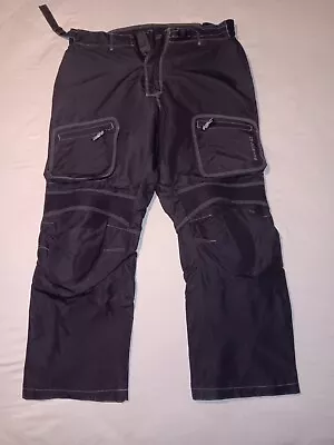 Joe Rocket Black Mens Ballistic 5.0 Motorcycle Pants Size 2XL Used Clean • $25
