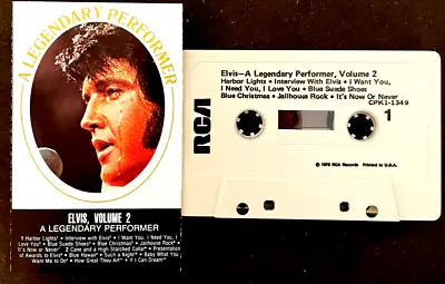 Elvis: A Legendary Performer Vol. 2 By Elvis Presley- Cassette - Mint Condition • $2.99