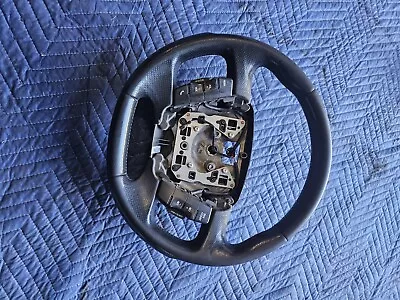 FORD FG XR6 STEERING WHEEL XR SERIES WITH BLACK BUTTONS Xr6 G6e G6 Leather Worn • $89.95