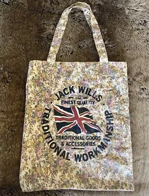 Jack Wills Tote Bag Floral • £5