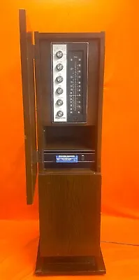 Vintage Magnavox Vertical Tower Pedestal Rodeo AM FM 8 Track Stereo System • $559