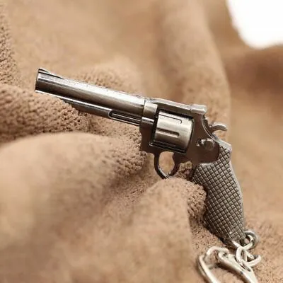 357 Revolver Pistol Weapon Gun Model Metal Keyring Keychain Mini Key Ring Chain • $2.29