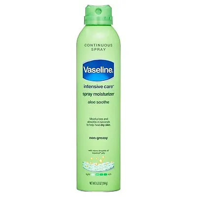 Vaseline Spray And Go Moisturizer Aloe Soothe 6.5 Ounce • $14.87
