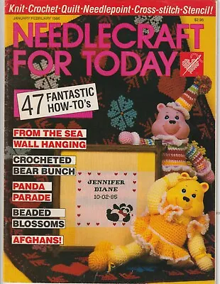 $2.99 • Buy Needlecraft For Today Magazine ~ January/February 1986, Vol 9 #1 ~ Crochet Knit