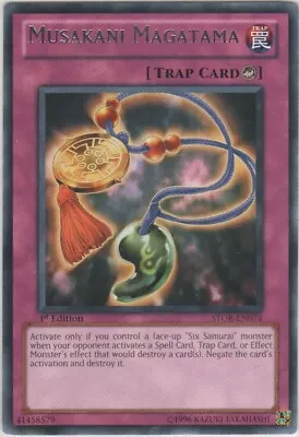 Yugioh! Musakani Magatama - STOR-EN074 - Rare - 1st Edition Near Mint English • $0.99