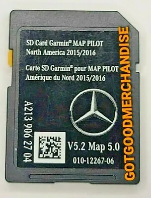 2015 / 2016 Mercedes-benz Navigaton Sd Card Garmin Gps North America A2139062704 • $55.99