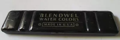 VINTAGE BLENDWEL Water Colors Tin METAL PAINT Set MADE IN USA • $30