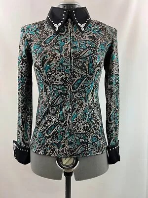 Small Western Show Pleasure Rail Shirt Jacket Clothes Showmanship Horsemanship • $79.98