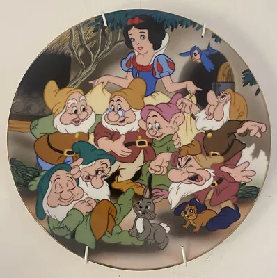 Snow White & The Seven Dwarfs Plate Kenleys Disney Collectors( Hanging Clamp) • £15