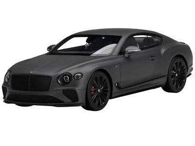 $139.99 • Buy Bentley Continental Gt Speed Anthracite Satin Gray 1/18 Model Top Speed Ts0386