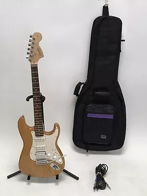 Fender Squier Stratocaster HSS Affinity Series Natural Wood Electric Guitar Bag • $249.99