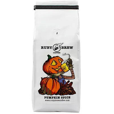 $18.95 • Buy Pumpkin Spice Coffee 16 Oz Ground Medium Roast Blend Ruby Brew Cinnamon Nutmeg