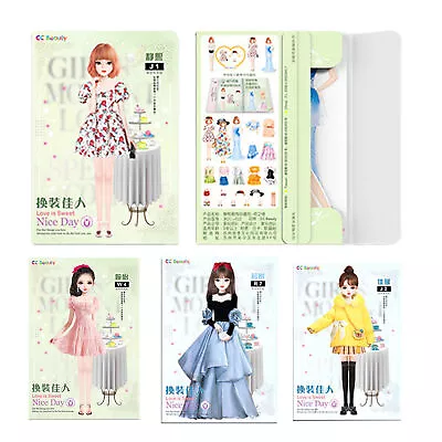 Magnetic Paper Dolls Princess Cutouts Pretend Play Outfit Clothes Puzzles Toys • $11.92