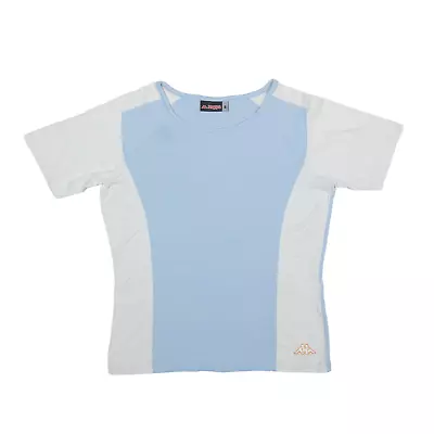 KAPPA T-Shirt Blue Short Sleeve Womens M • £7.99