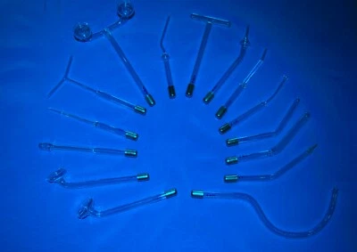 $86.99 • Buy 15 ELECTRODES TUBE HIGH FREQUENCY VIOLET RAY DARSONVAL Crown SKIN CARE 11MM USA
