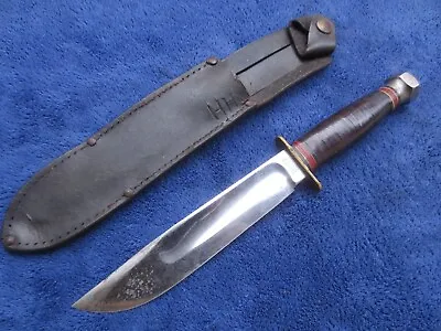Antique Original Hex Pommel Us Marble`s 7  Blade Ideal Knife And Original Sheath • $545