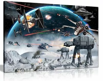 Star Wars Canvas Wall Art Picture Print • £34.99