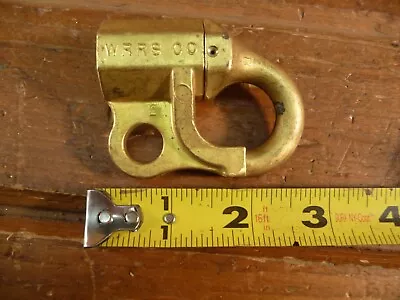 Vintage WRRS Co. Brass Lock   No Key • $11