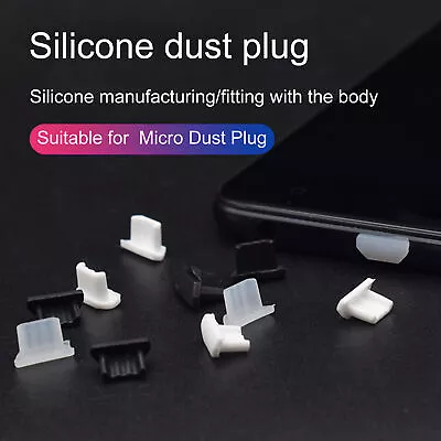 5pcs Stopper Reliable Micro-usb Micro-usb Dust Plug Durable • $6.85