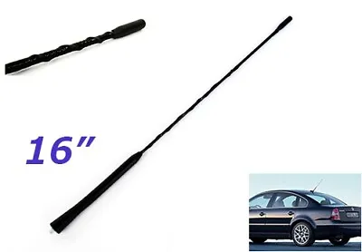 16  Antenna AM FM Radio Car Roof Aerial Mast Spiral Black Replace For Volkswagen • £8.95