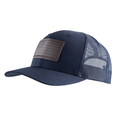 Magpul Industries Standard Leather Patch Trucker Hat Navy One Size Fits Most • $31.99
