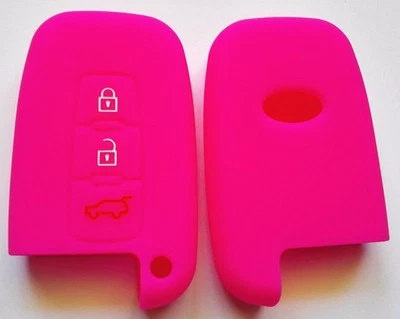 $8.99 • Buy PINK CAR SMART KEY COVER For HYUNDAI VELOSTER SR IX35 ACCENT ELANTRA I30