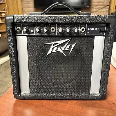 Vintage Peavey Rage 12-Watt Guitar Combo Amplifier Amp (Tested) 1989 • $75